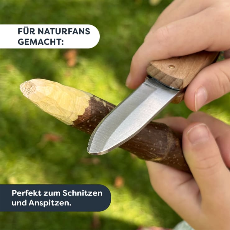 Terra Kids Kindertaschenmesser, Schnitzmesser für Kinder, ab 6 Jahren