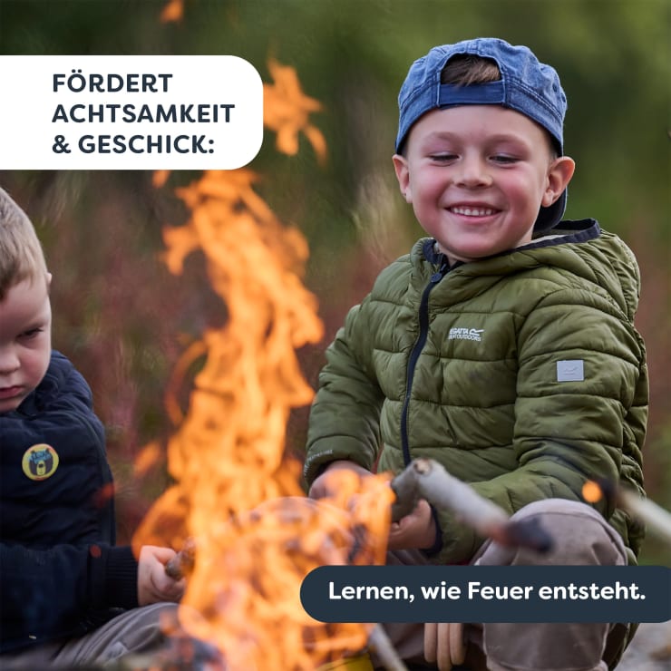 Terra Kids Feuerstahl für Kinder, Feuerstarter-Set ab 6 Jahren