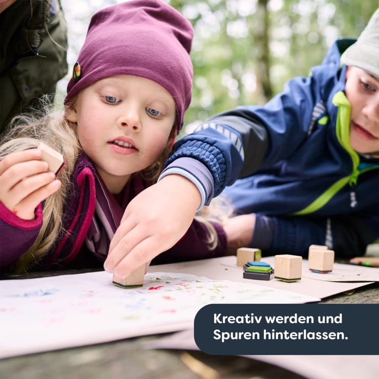 Terra Kids Kinder-Stempelset für Schatzsuche, inkl. Stempelkissen