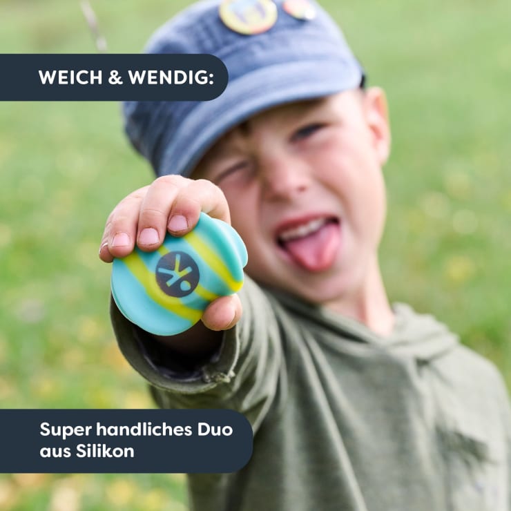 Terra Kids Pocket-Frisbee, Mini-Frisbee für Kinder, 2 Stück, ab 4