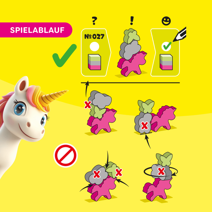 Stacking Challenge – Unicorns
