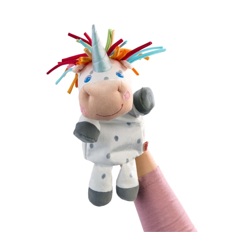 Handpuppe Einhorn