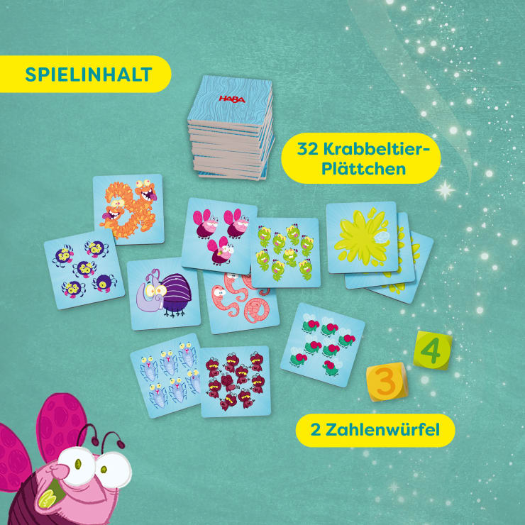 3 + 4 = Klatsch Mathespiel, Addition, ab 6 Jahren