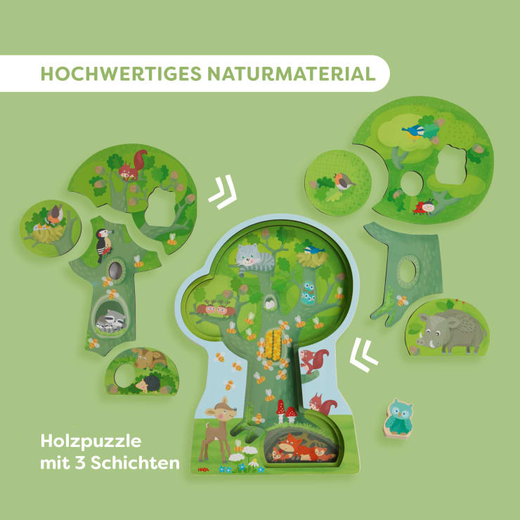 Wooden Puzzle Forest Animals