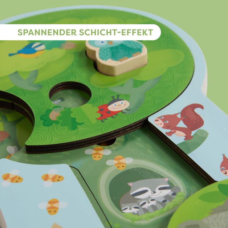 Wooden Puzzle Forest Animals