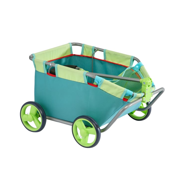 Puppen-Bollerwagen – Türkis