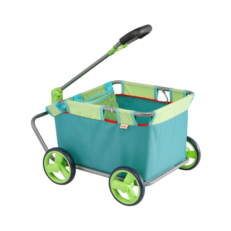 Puppen-Bollerwagen – Türkis
