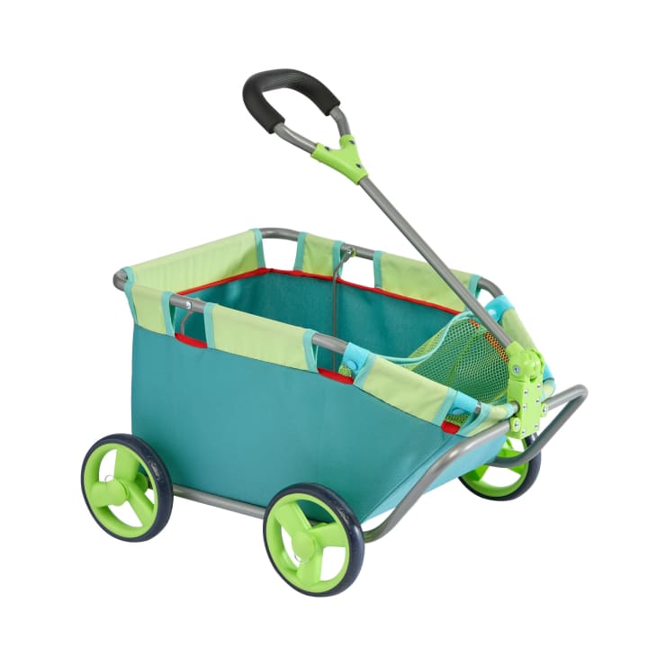 Puppen-Bollerwagen – Türkis