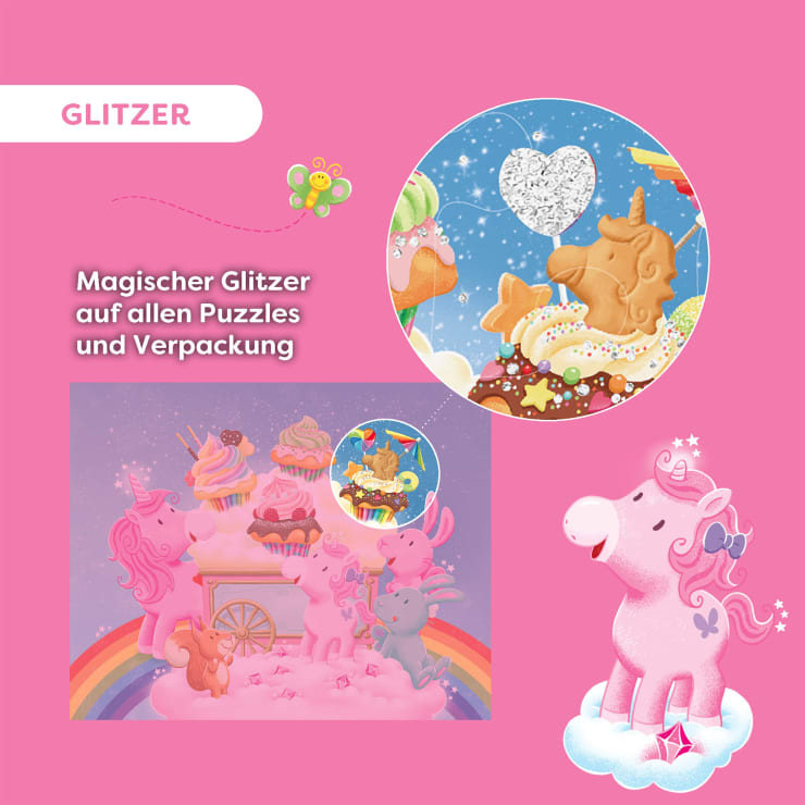 3 Puzzles - Unicorn Glitterluck