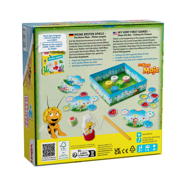 Meine ersten Spiele – Biene Maja, Blüten angeln, Angelspiel, ab 2 Jahren