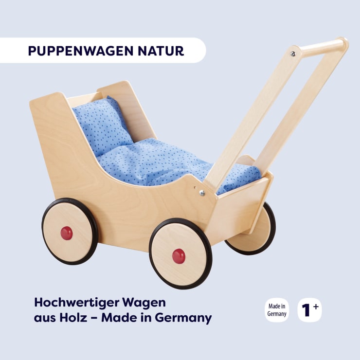 Puppenwagen Natur