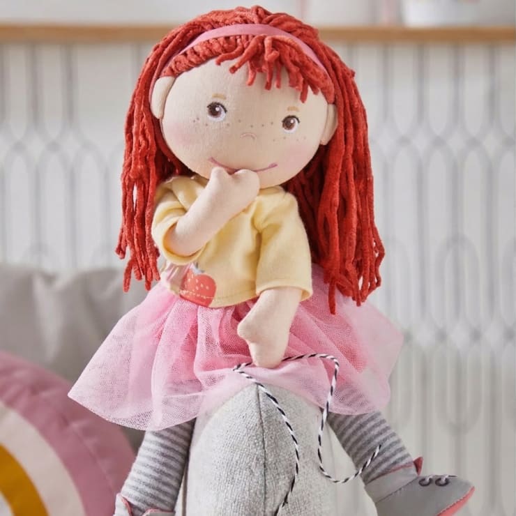 Stoffpuppe Ava, 30 cm