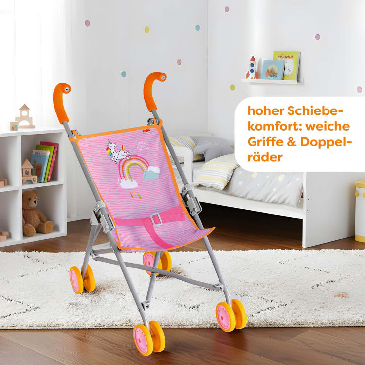 Puppenbuggy Regenbogen