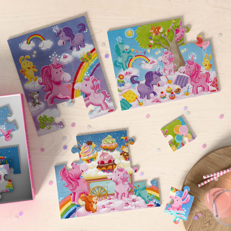 3 Puzzles - Unicorn Glitterluck