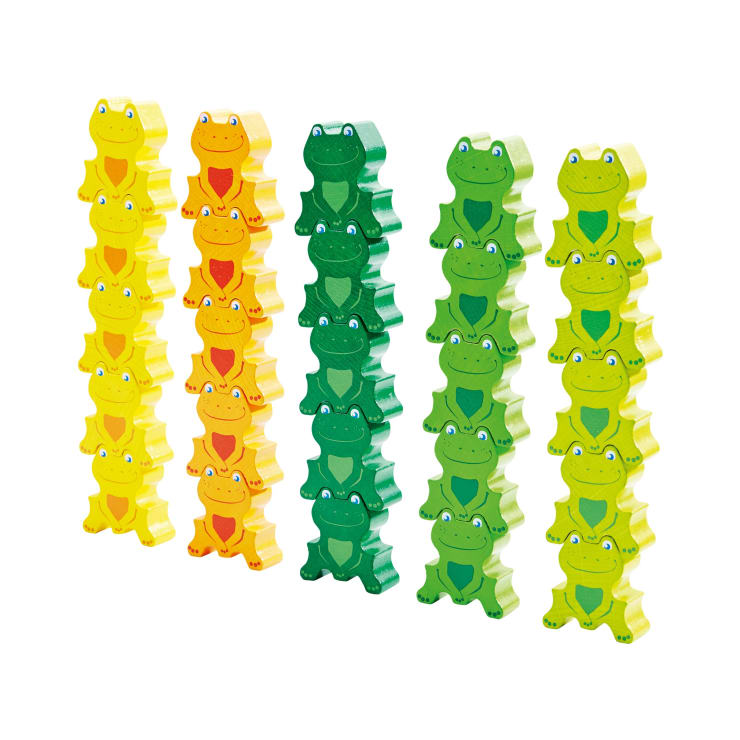 Parkett Freche Frösche 3-D, 25 Teile