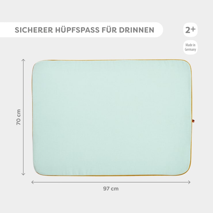 Indoor-Hüpfpolster, klein, Curry