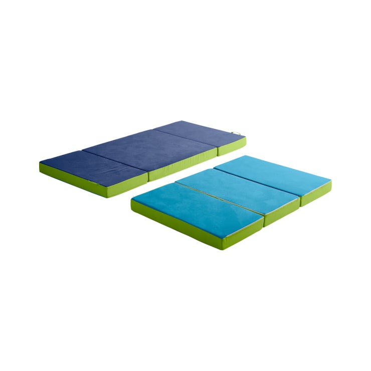 Matratzensofa, grün/blau