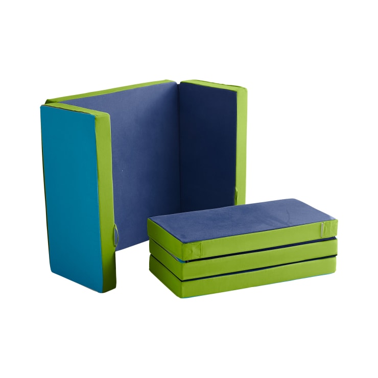 Matratzensofa, grün/blau