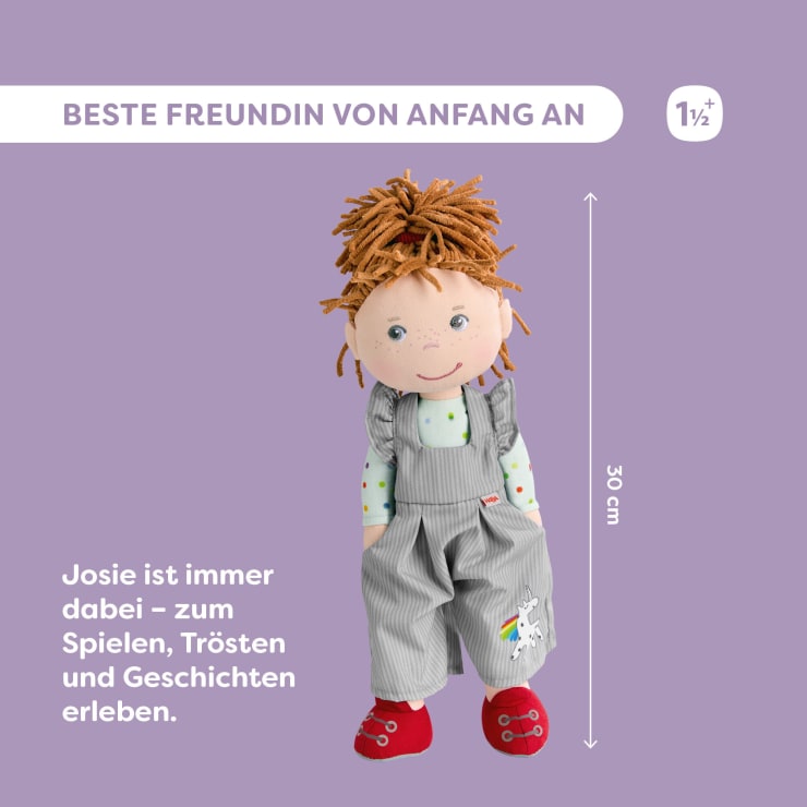 Stoffpuppe Josie, 30 cm