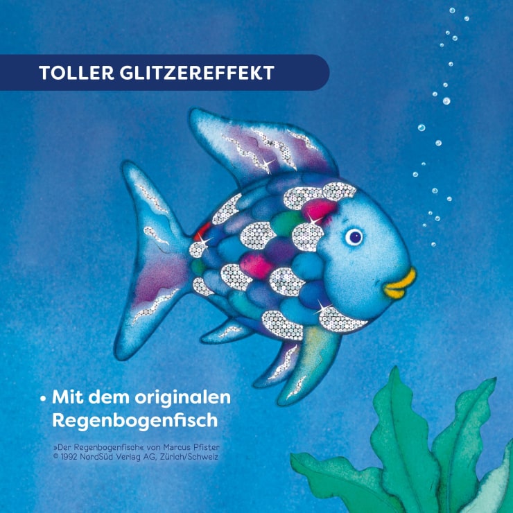 Stacking Tower Glitter Rainbow Fish