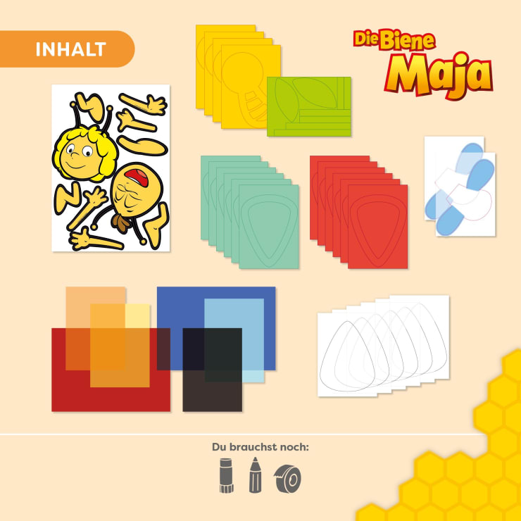 Craft Set – First Gluing Window Art with Maya the Bee