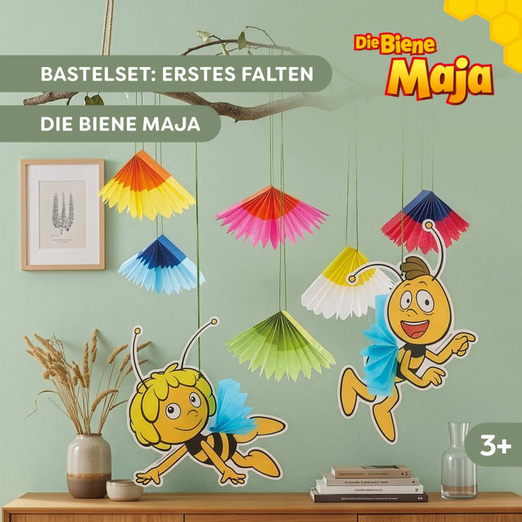 Sachenmacher Erstes Falten Die Biene Maja, Bastelset, 8 St., ab 3 J.