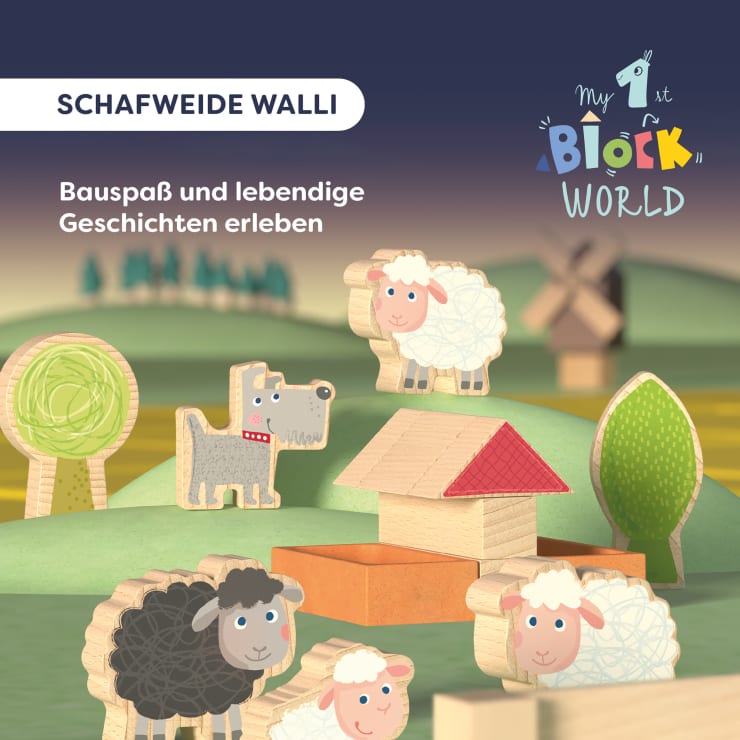 My 1st Block World – Schafweide Walli