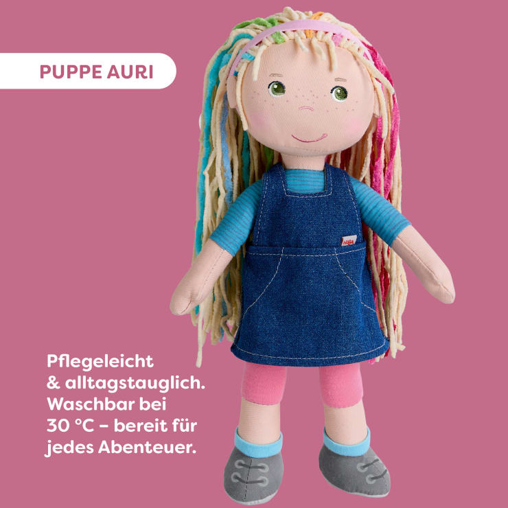 Stoffpuppe Auri, 30 cm