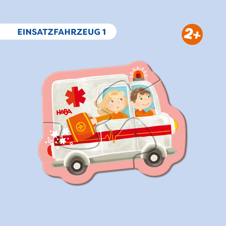 4 Erste Puzzles - Einsatzfahrzeuge