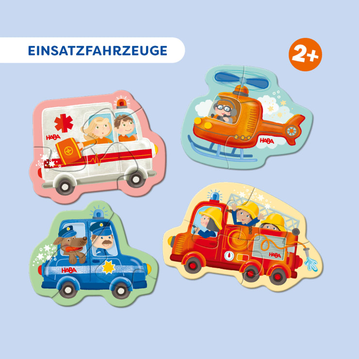 4 Erste Puzzles - Einsatzfahrzeuge