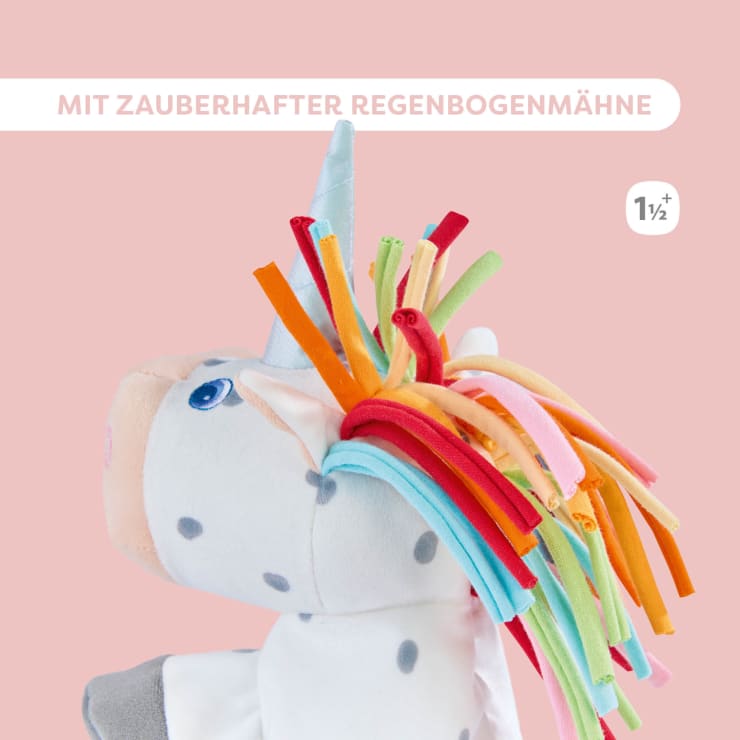 Handpuppe Einhorn