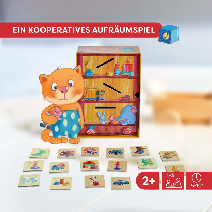 Meine ersten Spiele – Wir räumen auf, Zuordungsspiel, ab 2 Jahren
