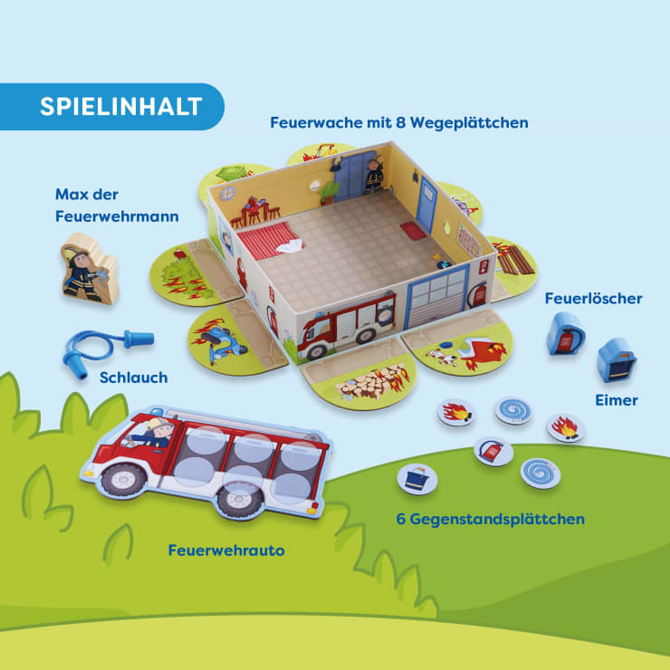 Meine ersten Spiele – Feuerwehr, Memo-Spiel, ab 2 Jahren