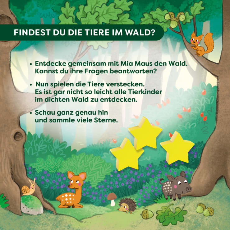 Meine ersten Spiele - Waldfreunde, Memo-Spiel, ab 2 Jahren