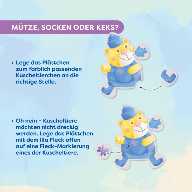 Meine ersten Spiele to go – Meins oder deins?, Zuordnungsspiel, ab 2 J