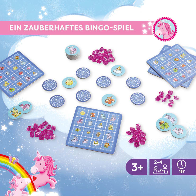 Einhorn Glitzerglück – Funkel-Bingo