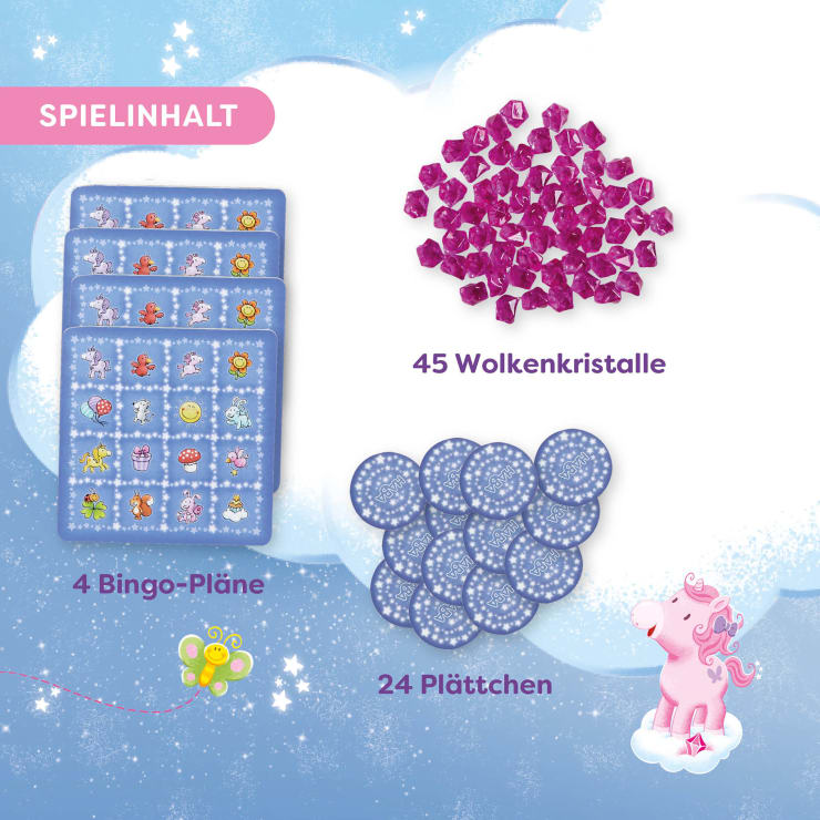 Einhorn Glitzerglück – Funkel-Bingo