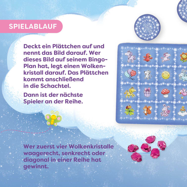 Einhorn Glitzerglück – Funkel-Bingo