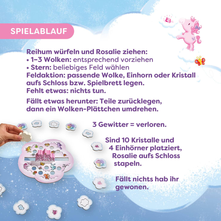 Einhorn Glitzerglück – Wolkenstapelei