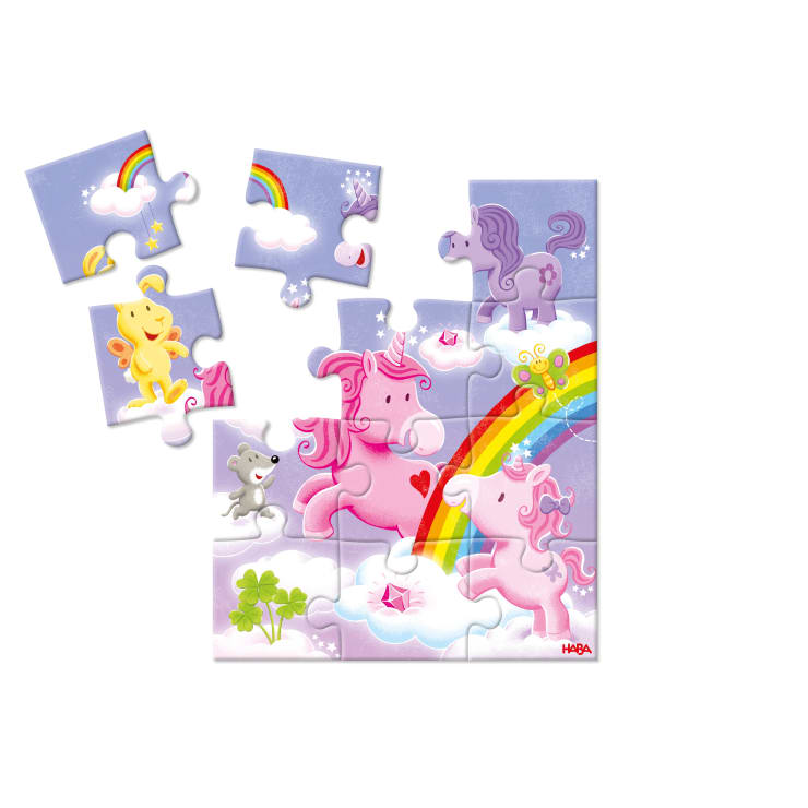 3 Puzzles - Einhorn Glitzerglück