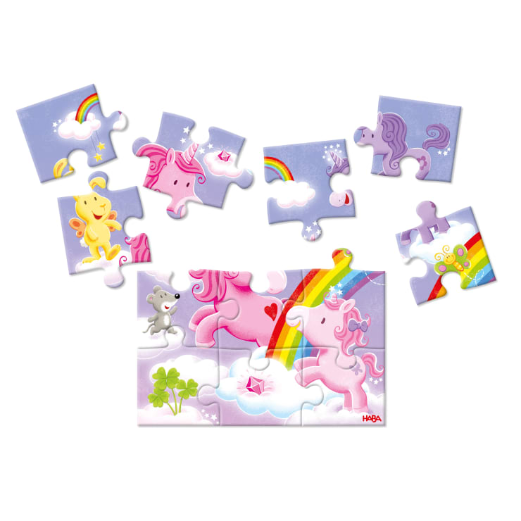 3 Puzzles - Einhorn Glitzerglück