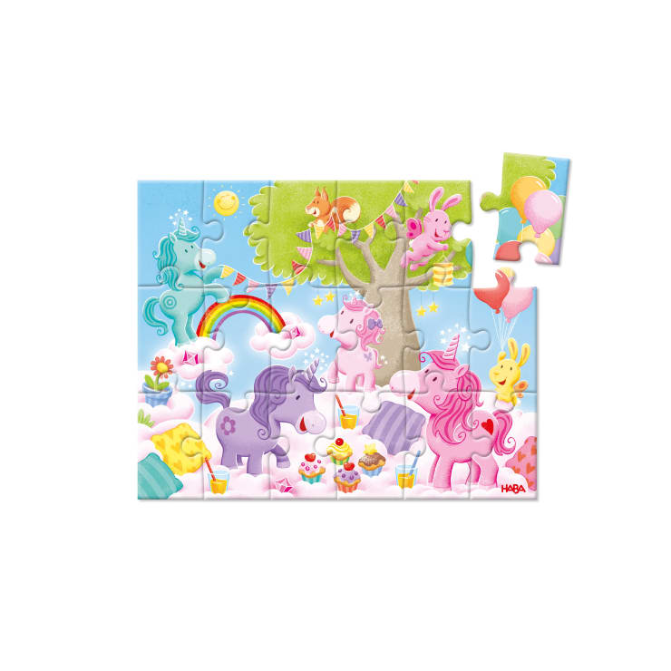 3 Puzzles - Einhorn Glitzerglück