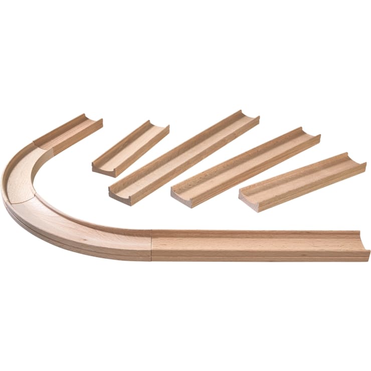 Kullerbü – Complementary Set Straight Tracks and Curves