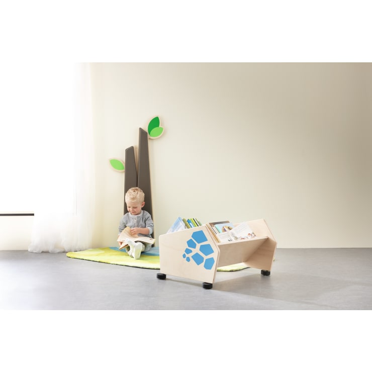 Book Chest with Casters