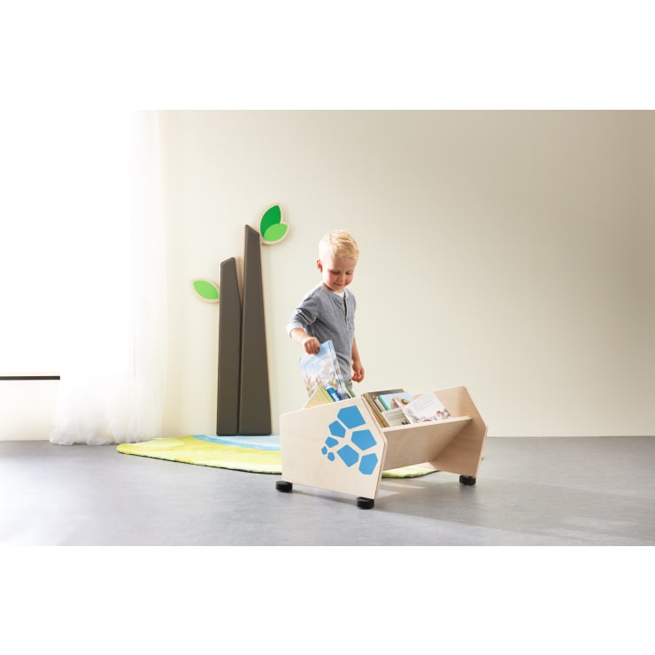 Book Chest with Casters