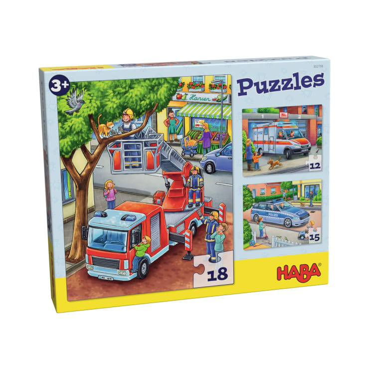 Puzzles Police, Fire Department & Friends