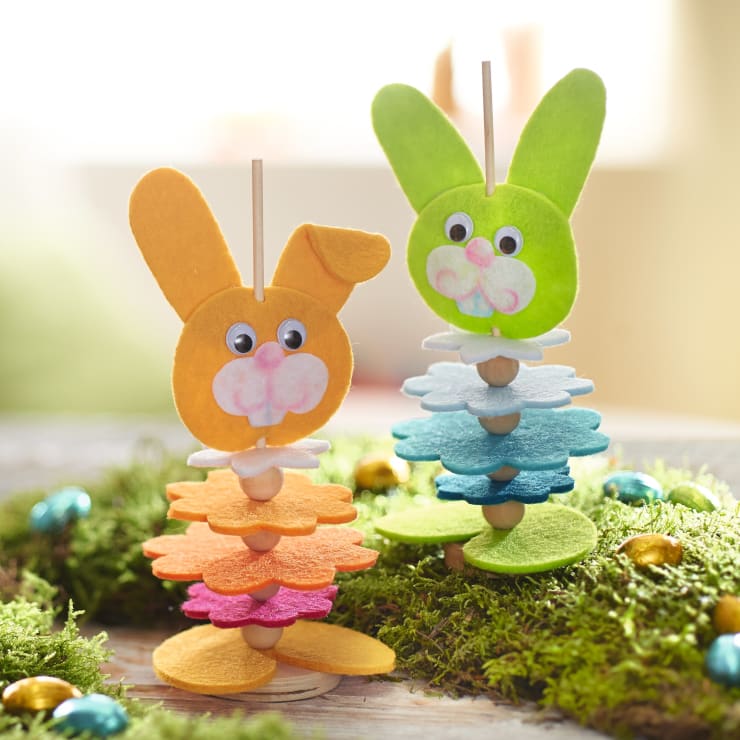Sachenmacher Filzstecker Osterhase, 6 Stück