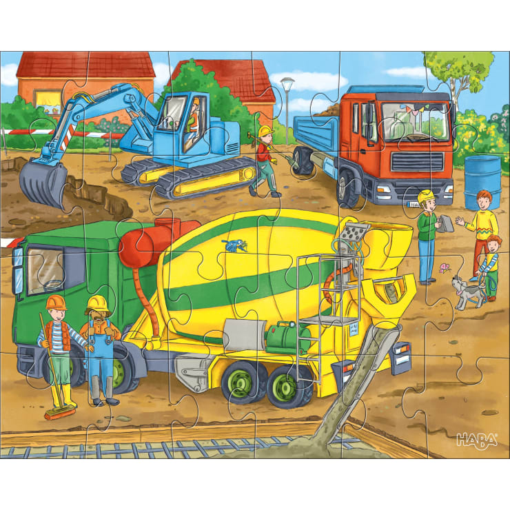 Puzzles Auf der Baustelle