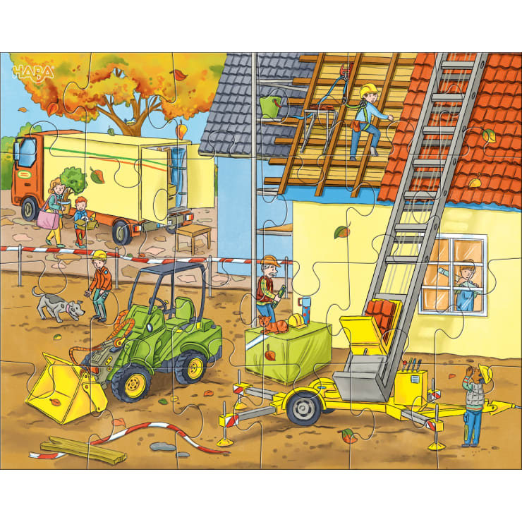 Puzzles Auf der Baustelle