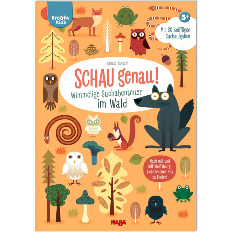Kreativ Kids – Schau genau! Wimmelige Suchabenteuer im Wald
